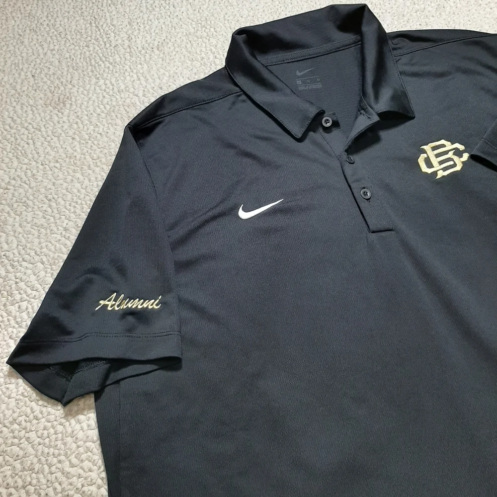 *Nike CB Black Gold Alumni Polo Shirt Size‎ XL